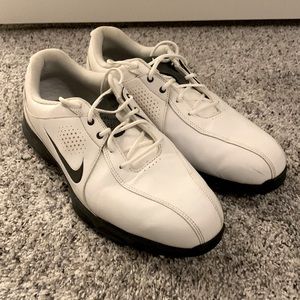 Nike white golf shoes